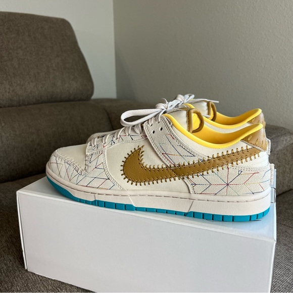 Nike Dunk Low N7 By Kyrie Irving DN2066-991 Size 9.5 NEW LIMITED EDITION - Picture 2 of 12